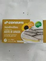 Mängden socker i Sardinillas en aceite de girasol