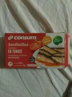 Mängden socker i Sardinas en tomate