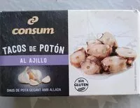 Mängden socker i Tacos de potón al ajillo