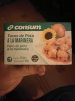 Mängden socker i Tacos de potón a la marinera