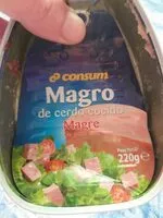 Mängden socker i Magro de cerdo cocido