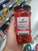 Mängden socker i Pimiento piquillo entero