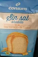 Mängden socker i Pan tostado sin sal añadida