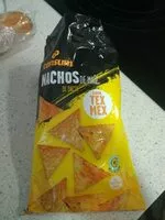 Mängden socker i Nachos de maíz tex mex