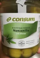 Mängden socker i Aceitunas