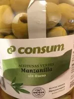 Mängden socker i Aceitunas verdes Manzanilla sin Hueso