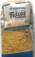 Mängden socker i Fideos medianos consum