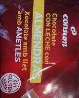 Mängden socker i Chocolate con leche con almendras