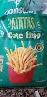 Mängden socker i Patatas fritas de corte fino