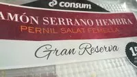 Mängden socker i Jamon Serrano Gran Reserva