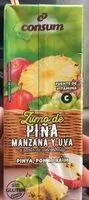 Mängden socker i Zumo de piña manzana y uva