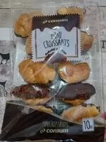 Mängden socker i Mini croissants bañados al cacao