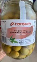 Mängden socker i Aceitunas verde