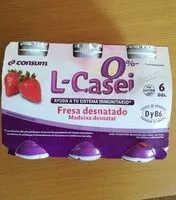 Mängden socker i L-Casei 0%