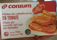 Mängden socker i Filetes de caballa en tomate