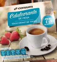 Mängden socker i Edulcorante