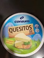 Mängden socker i Quesitos 16 porciones