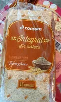 Mängden socker i 100% INTEGRAL SIN CORTEZA