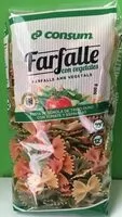 Mängden socker i Farfalle con vegetales