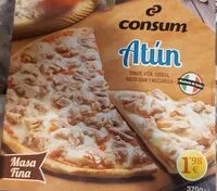 Mängden socker i Pizza atún y cebolla