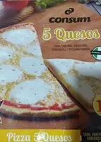Mängden socker i Pizza 5 quesos