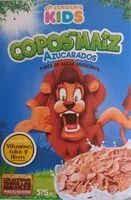 Mängden socker i Copos de maíz azucarados