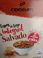 Mängden socker i Copos de trigo integral y salvado