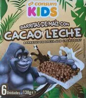 Mängden socker i Barritas de maíz con cacaoyleche