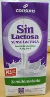 Mängden socker i Leche sin lactosa semidesnatada