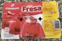 Mängden socker i Postre gelificado sabor fresa