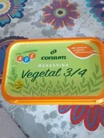 Mängden socker i Margarina vegetal 3/4