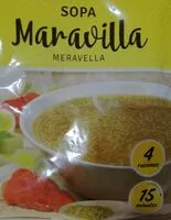 Mängden socker i Sopa maravilla