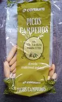 Mängden socker i Picos camperos con aceite de oliva virgen extra