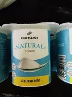 Mängden socker i Yogurt natural Azucarado - Consum