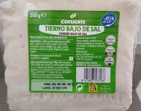 Mängden socker i Queso tierno bajo en sal