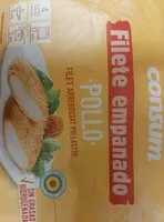 Mängden socker i Filete empanado pollo