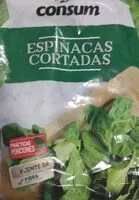 Mängden socker i Espinacas cortadas