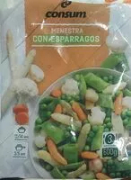Mängden socker i Menestra con esparragos