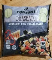 Mängden socker i Braseado Verduras con Pollo Asado