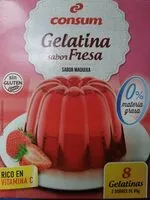 Mängden socker i Gelatina sabor fresa