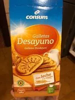 Mängden socker i Galletas desayuno