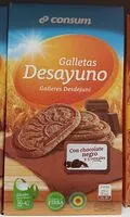 Mängden socker i Galletas desayuno