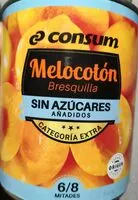 Mängden socker i Melocotón sin azúcares añadidos