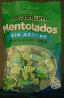 Mängden socker i Mentolados sin azúcar