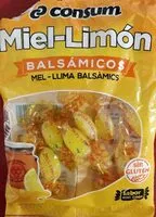 Mängden socker i Caramelos balsámicos miel-limón