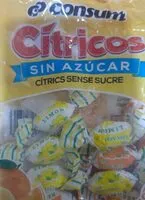 Mängden socker i Caramelos cítricos sin azúcar