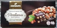 Mängden socker i Chocolate negro con avellanas enteras
