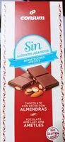 Mängden socker i Chocolate con leche con almendras