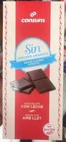 Mängden socker i Chocolate con leche sin azucares anadidos