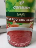 Mängden socker i Tomate triturado con cebolla